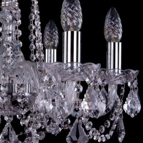 Подвесная люстра Bohemia Ivele Crystal 1402 1402/6/160/Ni/Leafs в Александровском - alexsandrovskoe.mebel24.online | фото 2
