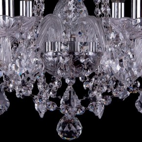 Подвесная люстра Bohemia Ivele Crystal 1402 1402/6/160/Ni/Leafs в Александровском - alexsandrovskoe.mebel24.online | фото 3