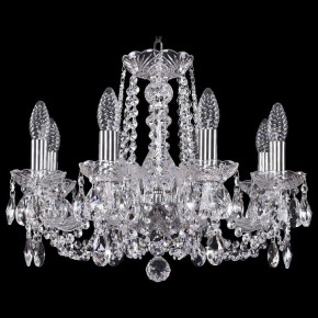 Подвесная люстра Bohemia Ivele Crystal 1402 1402/8/160/Ni в Александровском - alexsandrovskoe.mebel24.online | фото