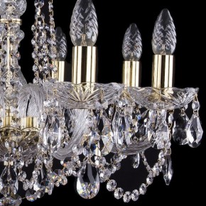 Подвесная люстра Bohemia Ivele Crystal 1402 1402/8/195/G/tube в Александровском - alexsandrovskoe.mebel24.online | фото 2