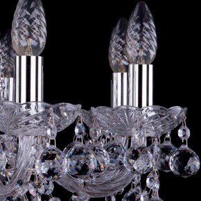 Подвесная люстра Bohemia Ivele Crystal 1402 1402/8/195/Ni/Balls в Александровском - alexsandrovskoe.mebel24.online | фото 2