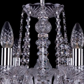 Подвесная люстра Bohemia Ivele Crystal 1402 1402/8/195/Ni/Leafs в Александровском - alexsandrovskoe.mebel24.online | фото 4