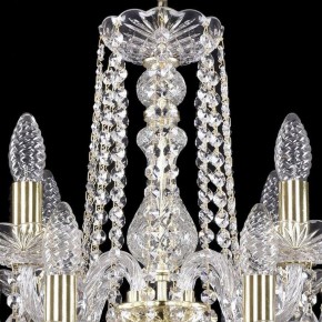 Подвесная люстра Bohemia Ivele Crystal 1402 1402/8+4/160/2d/G в Александровском - alexsandrovskoe.mebel24.online | фото 4
