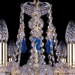 Подвесная люстра Bohemia Ivele Crystal 1410 1410/6/160/G/V3001 в Александровском - alexsandrovskoe.mebel24.online | фото 4