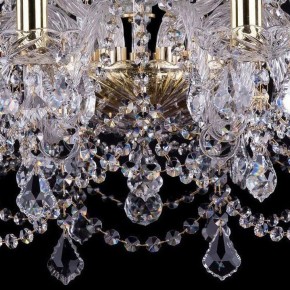 Подвесная люстра Bohemia Ivele Crystal 1411 1411/10+5/240/G/Leafs в Александровском - alexsandrovskoe.mebel24.online | фото 3