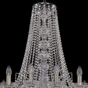 Подвесная люстра Bohemia Ivele Crystal 1411 1411/16/300/h-90/Pa в Александровском - alexsandrovskoe.mebel24.online | фото 4
