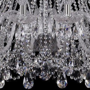 Подвесная люстра Bohemia Ivele Crystal 1411 1411/18/400/h-113/Ni в Александровском - alexsandrovskoe.mebel24.online | фото 3