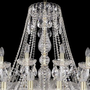 Подвесная люстра Bohemia Ivele Crystal 1411 1411/24+12/460/G в Александровском - alexsandrovskoe.mebel24.online | фото 4