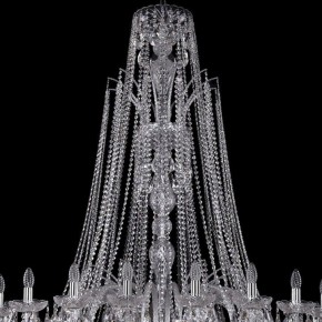 Подвесная люстра Bohemia Ivele Crystal 1411 1411/24/530/XL-163/Ni в Александровском - alexsandrovskoe.mebel24.online | фото 4