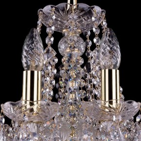 Подвесная люстра Bohemia Ivele Crystal 1413 1413/10/165/G/Leafs в Александровском - alexsandrovskoe.mebel24.online | фото 4