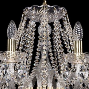 Подвесная люстра Bohemia Ivele Crystal 1413 1413/12/360/G в Александровском - alexsandrovskoe.mebel24.online | фото 4