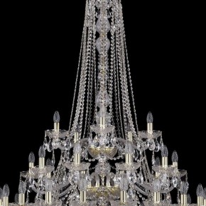 Подвесная люстра Bohemia Ivele Crystal 1413 1413/20+10+5/400/h-158/3d/G в Александровском - alexsandrovskoe.mebel24.online | фото 5