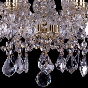 Подвесная люстра Bohemia Ivele Crystal 1413 1413/6/141/G/Leafs в Александровском - alexsandrovskoe.mebel24.online | фото 3