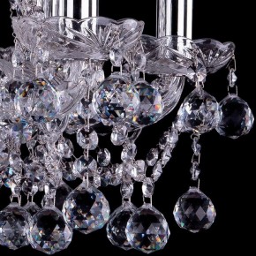 Подвесная люстра Bohemia Ivele Crystal 1413 1413/6/141/Ni/Balls в Александровском - alexsandrovskoe.mebel24.online | фото 3
