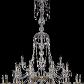 Подвесная люстра Bohemia Ivele Crystal 1415 1415/16+8+4/400/XL-185/2d/G в Александровском - alexsandrovskoe.mebel24.online | фото 4