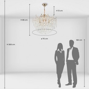 Подвесная люстра De City Бриз 38 111016006 в Александровском - alexsandrovskoe.mebel24.online | фото 8