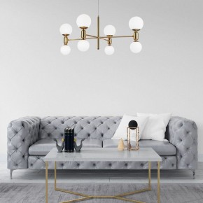 Подвесная люстра Eurosvet Bubble 30182/8 латунь в Александровском - alexsandrovskoe.mebel24.online | фото 4