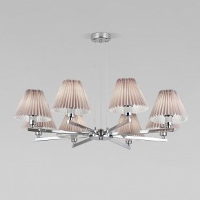 Подвесная люстра Eurosvet Peony 60136/8 хром/серый в Александровском - alexsandrovskoe.mebel24.online | фото 2