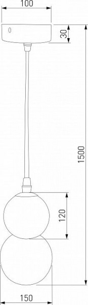 Подвесная люстра Eurosvet Polar 50251/1 LED белый в Александровском - alexsandrovskoe.mebel24.online | фото 3