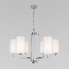 Подвесная люстра Eurosvet Purezza 60128/6 хром в Александровском - alexsandrovskoe.mebel24.online | фото 2