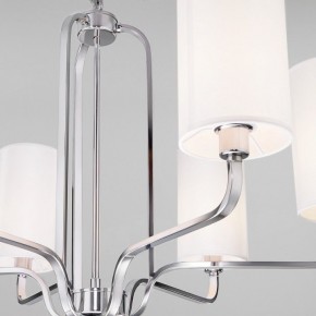 Подвесная люстра Eurosvet Purezza 60128/6 хром в Александровском - alexsandrovskoe.mebel24.online | фото 5