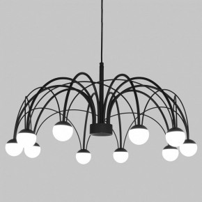 Подвесная люстра Eurosvet Ragno 90034/10 LED черный в Александровском - alexsandrovskoe.mebel24.online | фото