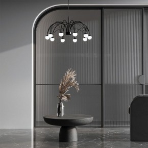 Подвесная люстра Eurosvet Ragno 90034/10 LED черный в Александровском - alexsandrovskoe.mebel24.online | фото 4