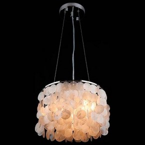 Подвесная люстра Eurosvet Sandra 60005/3 хром/перламутр в Александровском - alexsandrovskoe.mebel24.online | фото 3
