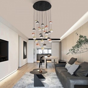 Подвесная люстра Favourite Luna 4371-27P в Александровском - alexsandrovskoe.mebel24.online | фото 3