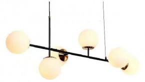 Подвесная люстра iLamp Golden 9136P/6 BK-WH в Александровском - alexsandrovskoe.mebel24.online | фото