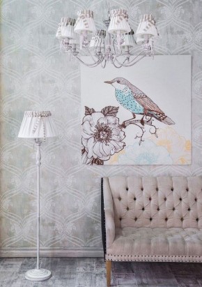 Подвесная люстра Maytoni Bird ARM013-08-W в Александровском - alexsandrovskoe.mebel24.online | фото 4