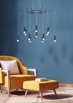 Подвесная люстра Maytoni Davida MOD035PL-12B в Александровском - alexsandrovskoe.mebel24.online | фото 4