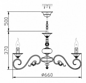 Подвесная люстра Maytoni Perla ARM337-07-R в Александровском - alexsandrovskoe.mebel24.online | фото 6