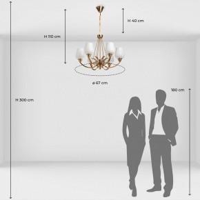 Подвесная люстра MW-Light Палермо 27 386017706 в Александровском - alexsandrovskoe.mebel24.online | фото 8