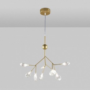 Подвесная люстра Natali Kovaltseva GRACE ll GRACE 75554/9С GOLD SATIN в Александровском - alexsandrovskoe.mebel24.online | фото 3