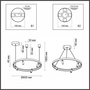 Подвесная люстра Odeon Light Fonda 4317/58L в Александровском - alexsandrovskoe.mebel24.online | фото 6