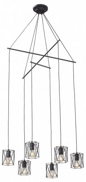 Подвесная люстра Vitaluce V3028 V3028-1/6S в Александровском - alexsandrovskoe.mebel24.online | фото