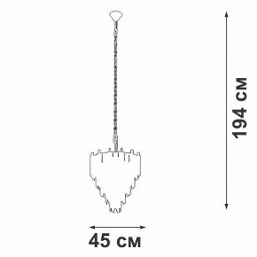 Подвесная люстра Vitaluce V58560 V58560-8/10 в Александровском - alexsandrovskoe.mebel24.online | фото 3