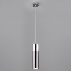Подвесной светильник Eurosvet Double Topper 50135/1 LED хром/черный жемчуг в Александровском - alexsandrovskoe.mebel24.online | фото 3