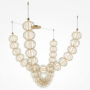 Подвесной светильник Maytoni Golden Cage MOD216PL-L55G3K в Александровском - alexsandrovskoe.mebel24.online | фото