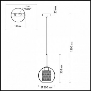 Подвесной светильник Odeon Light Clocky 4939/1 в Александровском - alexsandrovskoe.mebel24.online | фото 4