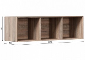 Полка навесная Электра 1200 в Александровском - alexsandrovskoe.mebel24.online | фото 3