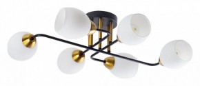 Потолочная люстра Arte Lamp Andrea A8141PL-6BK в Александровском - alexsandrovskoe.mebel24.online | фото