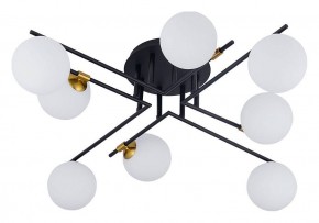 Потолочная люстра Arte Lamp Gemini A2243PL-8BK в Александровском - alexsandrovskoe.mebel24.online | фото
