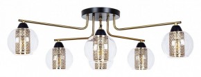 Потолочная люстра Arte Lamp Manchester A7045PL-6BK в Александровском - alexsandrovskoe.mebel24.online | фото