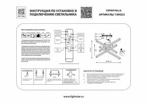 Потолочная люстра Lightstar Palla 739023 в Александровском - alexsandrovskoe.mebel24.online | фото 2