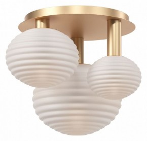Потолочная люстра Maytoni Halo MOD268CL-03G в Александровском - alexsandrovskoe.mebel24.online | фото