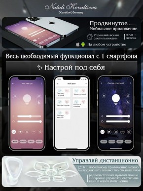 Потолочная люстра Natali Kovaltseva Singl LED LAMPS 81179 в Александровском - alexsandrovskoe.mebel24.online | фото 7