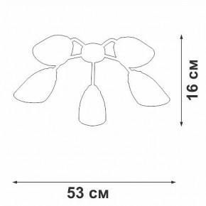Потолочная люстра Vitaluce V31950 V31950/5PL в Александровском - alexsandrovskoe.mebel24.online | фото 3