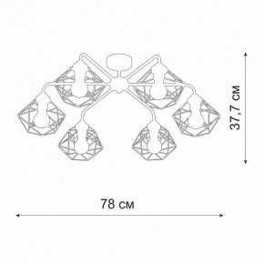 Потолочная люстра Vitaluce V42580 V42580-0/6PL в Александровском - alexsandrovskoe.mebel24.online | фото 2